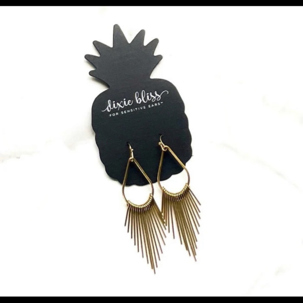 Gold In The Wind - Dixie Bliss - Dangle Earrings